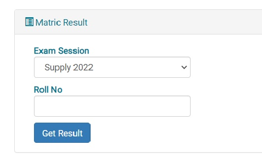 BISE Faisalabad 9th Result Checking by Roll no