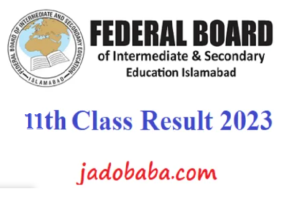 Inter part 1st Result 2023 Federal board